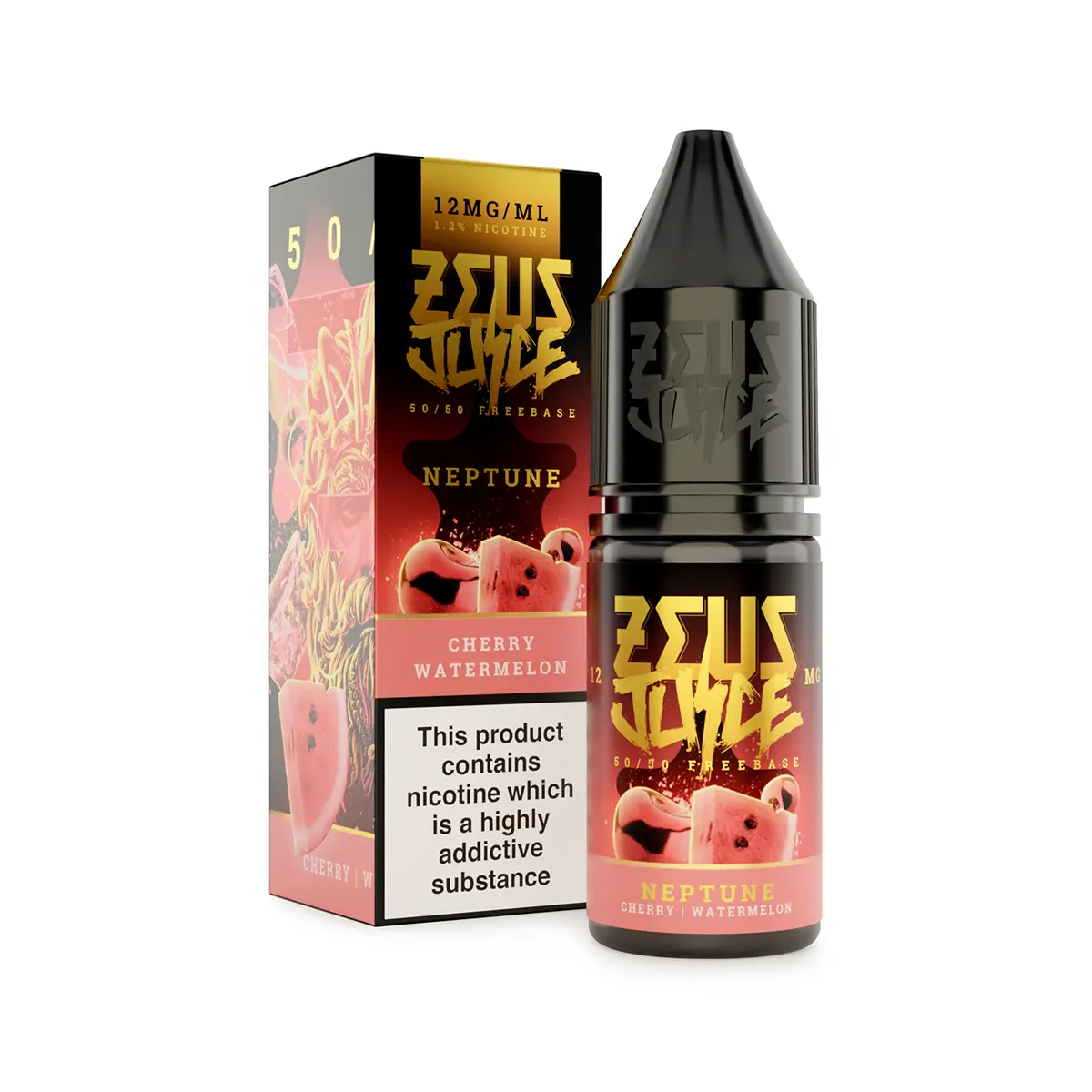 Neptune(Cherry Watermelon) Nic Salt E-liquid by Zeus Juice 10ml